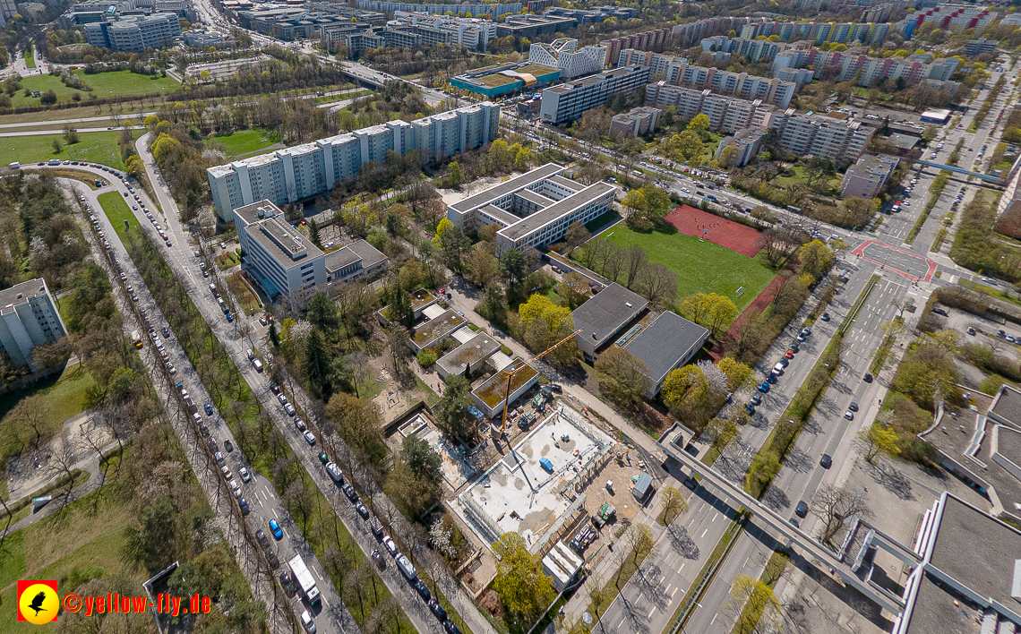 21.04.2023 - Baustelle Haus für Kinder in Neuperlach